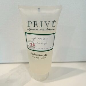 Privé Relaxing Hair Gel 6fl ounces 175ml Herbs Formula Chamomiles 90% Full